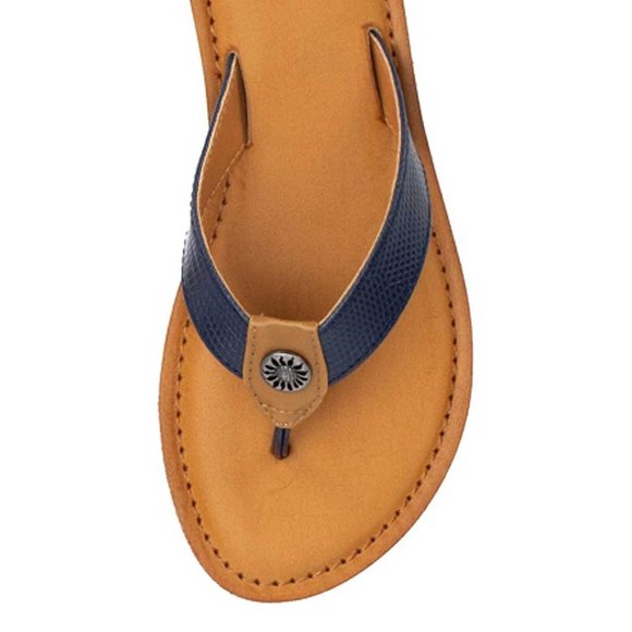 YELLOW BOX FLIP FLOPS DOMINIC COLOR NAVY M WIDTH - Picture 5 of 6